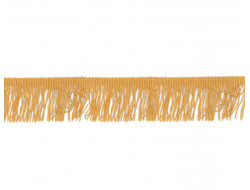 Frange métal doré - 3 cm