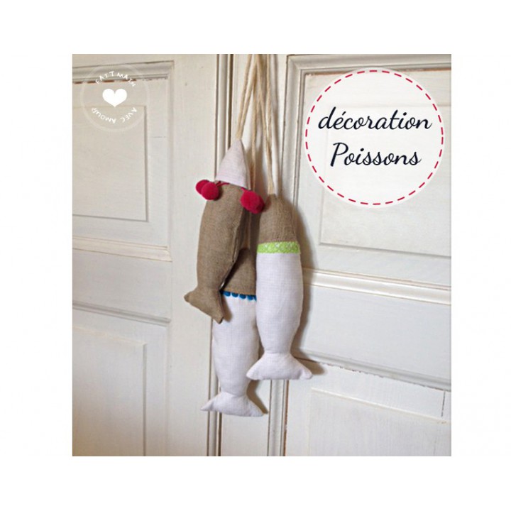 Décoration suspension - poissons  - 1