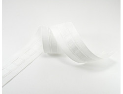 Ruban fronceur blanc - Plusieurs tailles