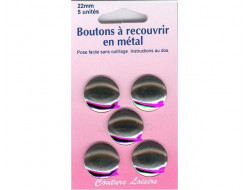 Boutons à recouvrir 22 mm