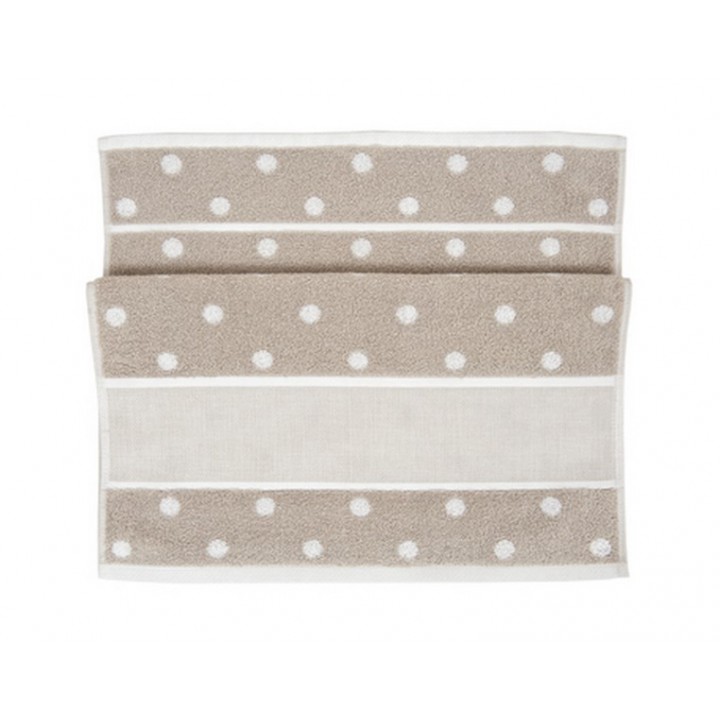 Drap de douche - Beige à pois Rico Design - 1