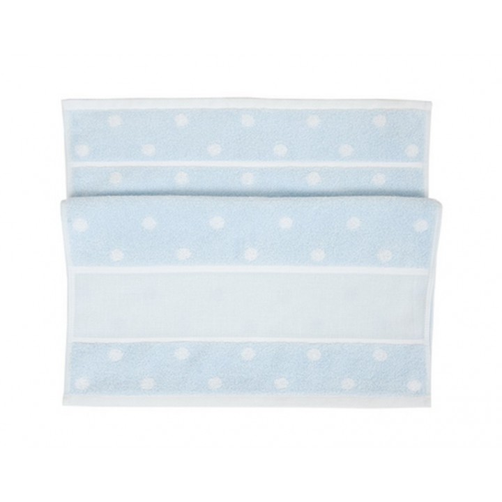 Drap de douche - Bleu ciel à pois Rico Design - 1