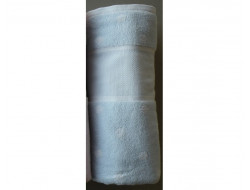 Drap de douche - Bleu ciel à pois Rico Design - 3
