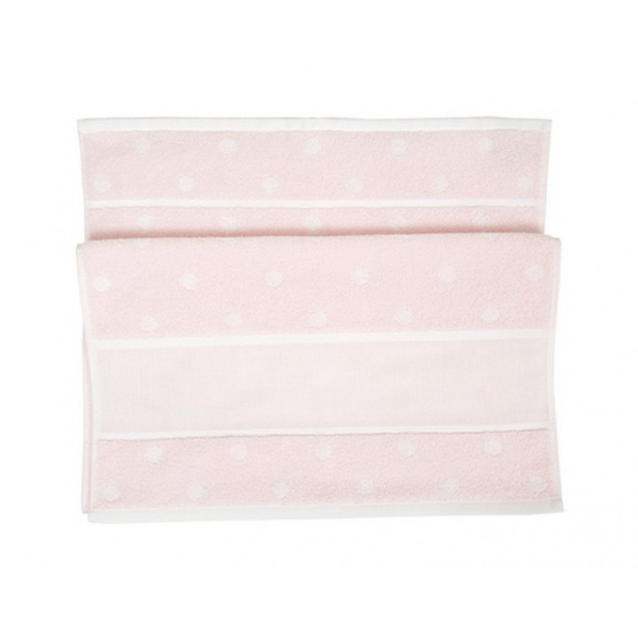 Drap de douche à broder Rose à pois blanc - Rico Design Rico Design - 1