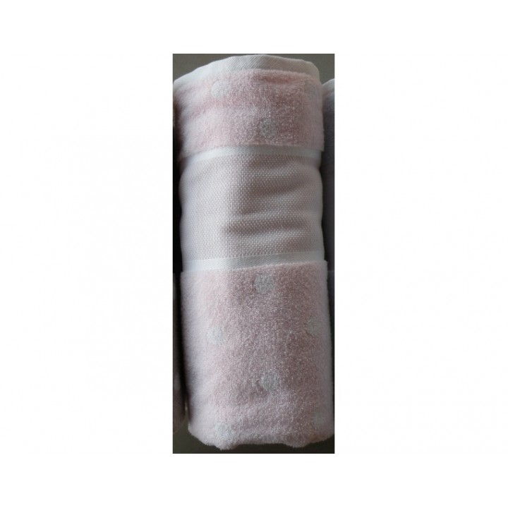 Drap de douche à broder Rose à pois blanc - Rico Design Rico Design - 3
