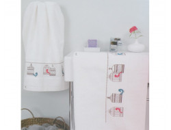 Serviette de toilette Écru RICO