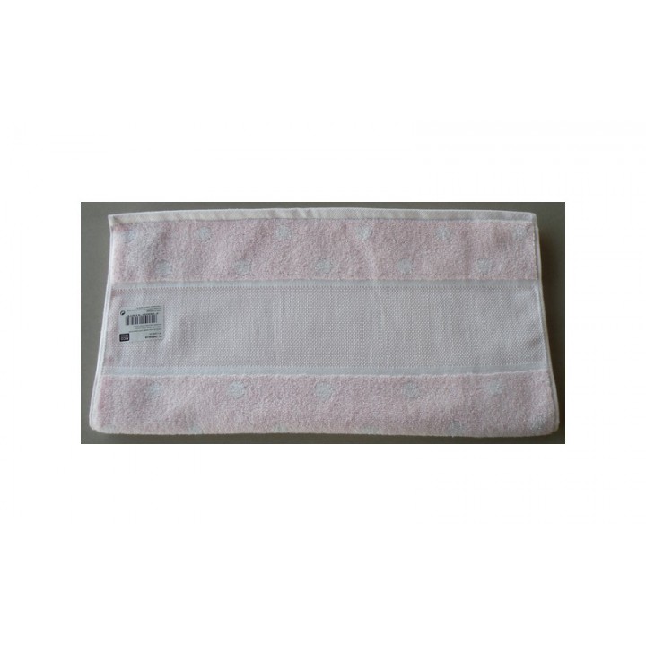 Serviette de toilette rose à pois RICO Rico Design - 1