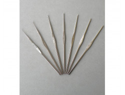 Crochet dentelle 0.60 au 2 mm Acier 12 cm