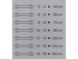 Lacets de chaussures plats 120 cm Prym  - 2