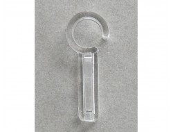 Agrafe d'anneaux simple cristal