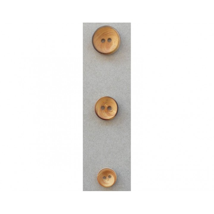Bouton bois naturel  - 1