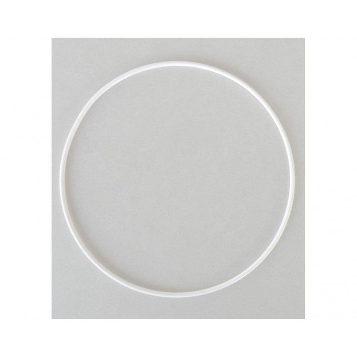 Anneau métal blanc attrape rêve Rico Design - 1