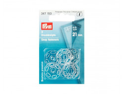 Boutons pression plastique 21 mm