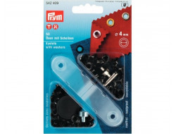 Oeillets avec rondelles 4 mm - Bruni