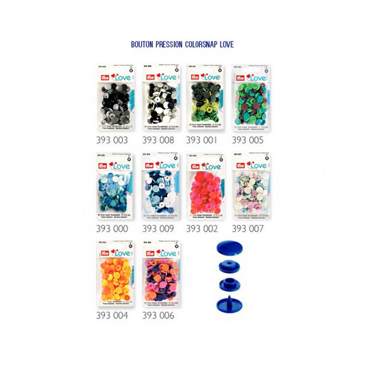 Boutons pression color snaps - Mélange 12,4 mm Prym  - 1