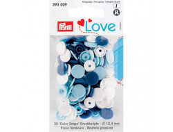 Boutons pression color snaps - Mélange 12,4 mm Prym  - 2