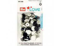 Boutons pression color snaps - Mélange 12,4 mm Prym  - 3