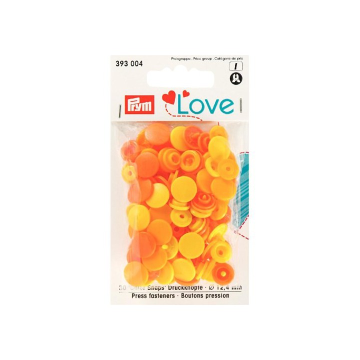 Boutons pression color snaps - Mélange 12,4 mm Prym  - 6