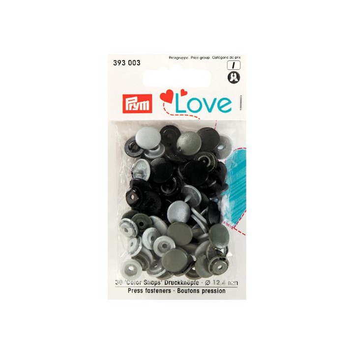 Boutons pression color snaps - Mélange 12,4 mm Prym  - 7
