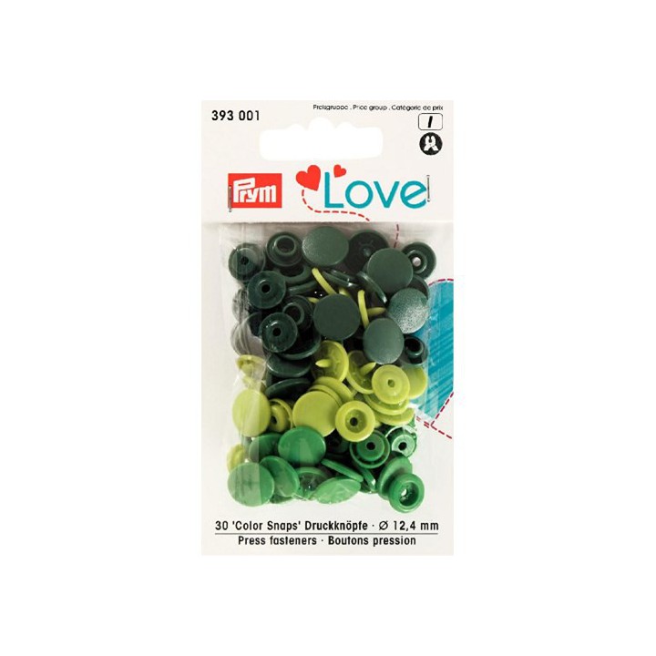 Boutons pression color snaps - Mélange 12,4 mm Prym  - 9