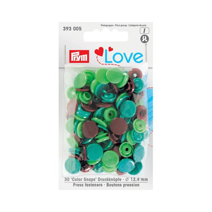 Boutons pression color snaps - Mélange 12,4 mm Prym  - 11