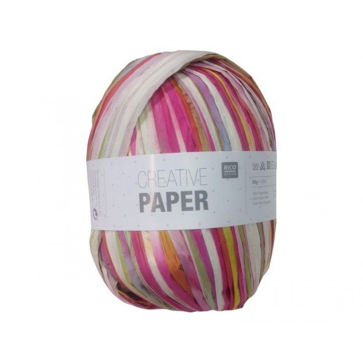 Fil Creative Paper Rico 100% Papier fibré 004 - Lilas  - 2