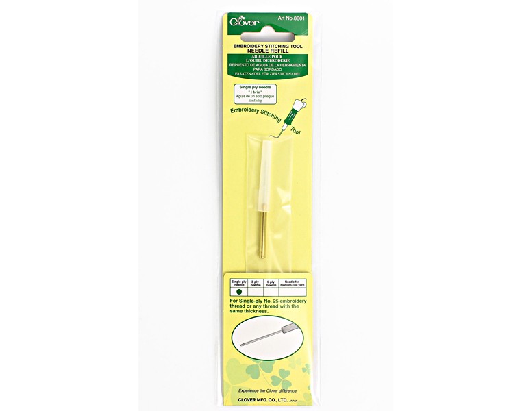 pour fil moyen Aiguille pour l/'outil de broderie CLOVER