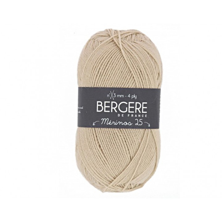 Fil Merinos 2.5 - Bergère de France 100% Merinos  - 1