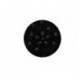 Bouton fantaisie - Noir élégant  15, 20, 23, 28 mm