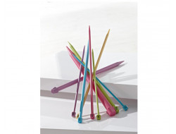 Aiguilles à tricoter 40 cm du 5.5 au 25 mm plastique Bergère de France