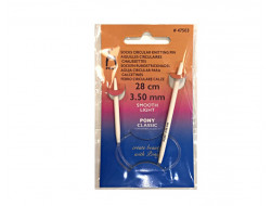 Aiguille circulaire pour chaussettes 28 cm - Pony